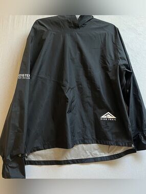 Nike Trail Black GORE-TEX Infinium Pullover Hooded Jacket Women’s XL
